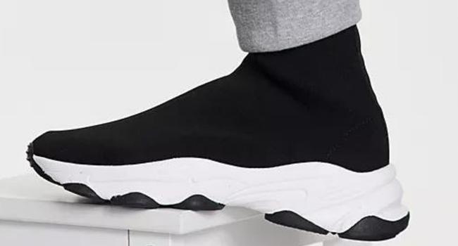 asos knitted sock trainer